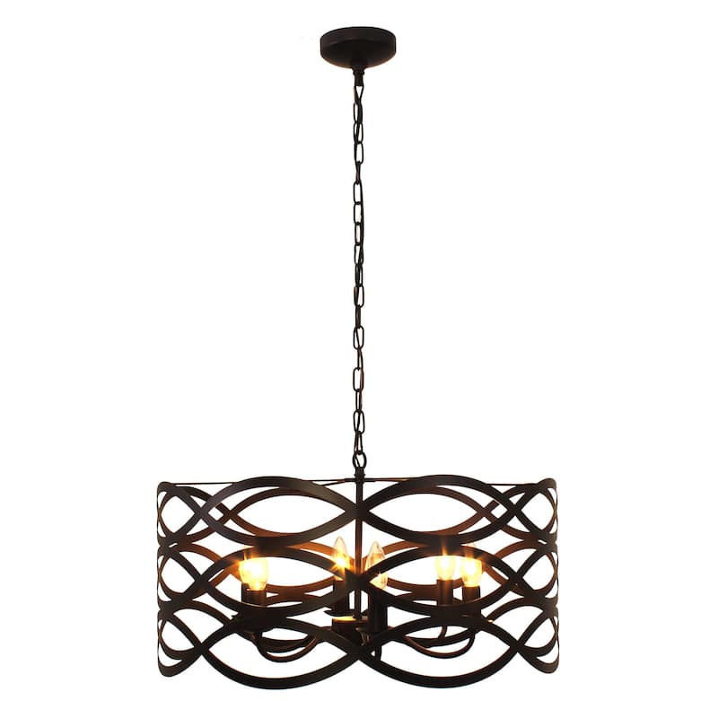 6-light Oil Rubbed Bronze Chandelier
