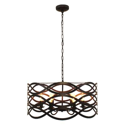 6-light Oil Rubbed Bronze Chandelier