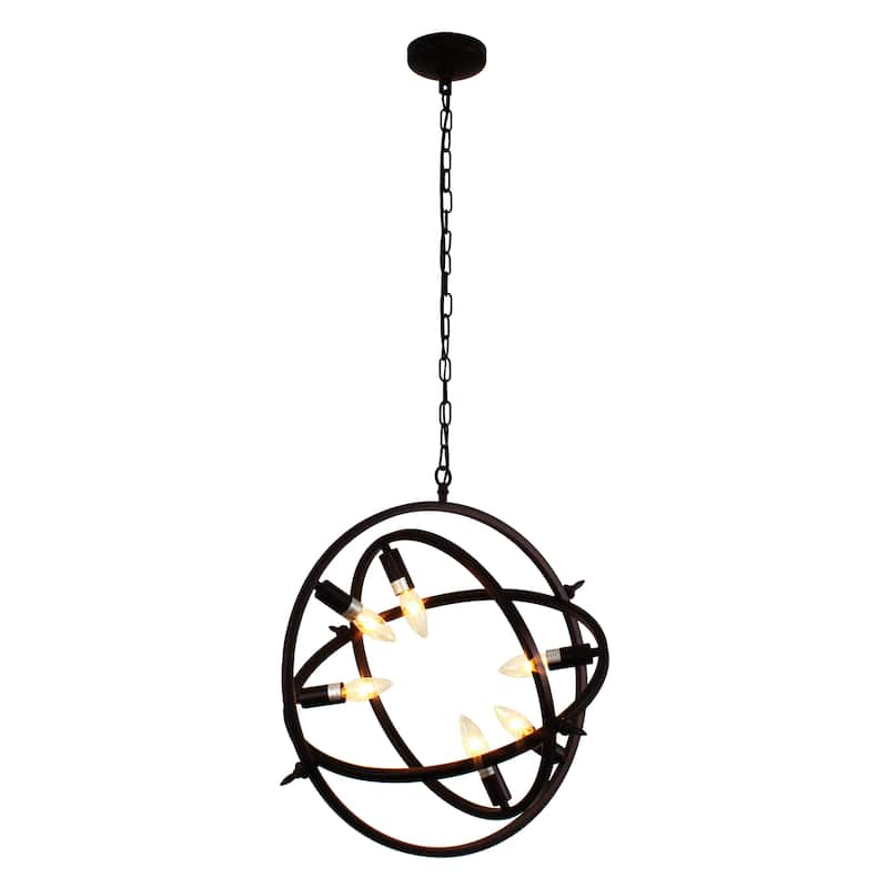 6-light Oil Rubbed Bronze Chandelier