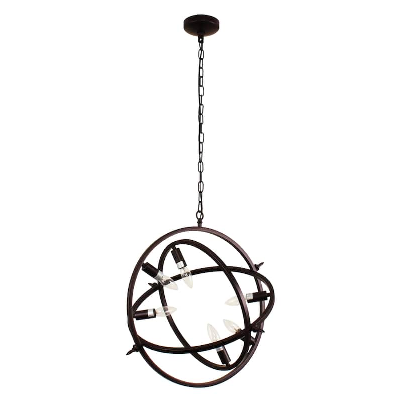 6-light Oil Rubbed Bronze Chandelier