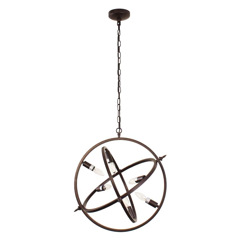 6-light Oil Rubbed Bronze Chandelier