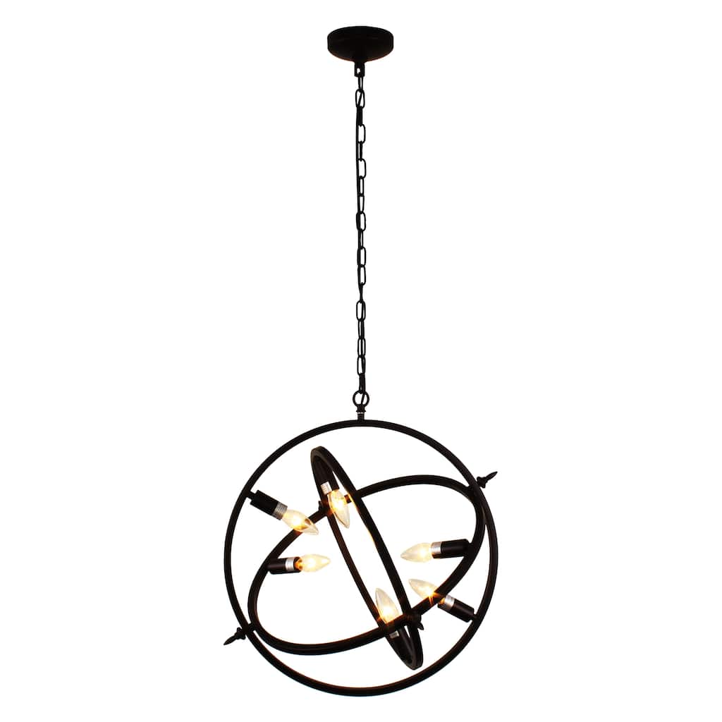6-light Oil Rubbed Bronze Chandelier