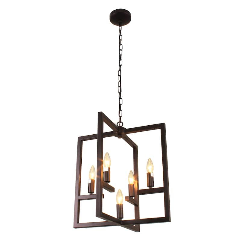 5-light Oil Rubbed Bronze Chandelier