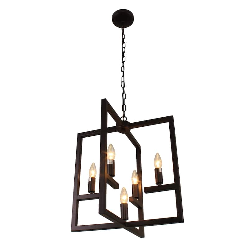 5-light Oil Rubbed Bronze Chandelier