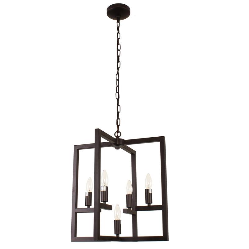 5-light Oil Rubbed Bronze Chandelier