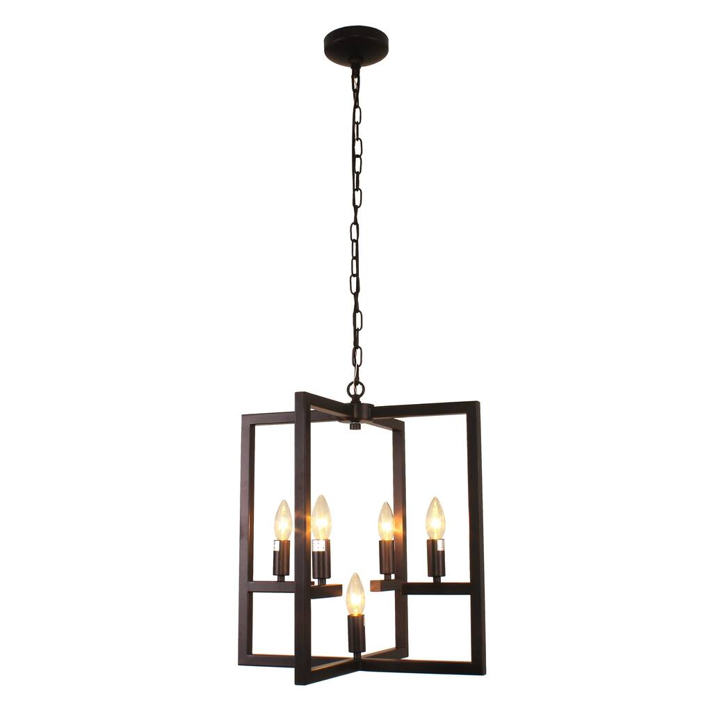 5-light Oil Rubbed Bronze Chandelier