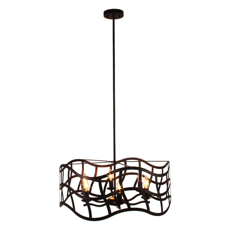 6-light Oil Rubbed Bronze Chandelier