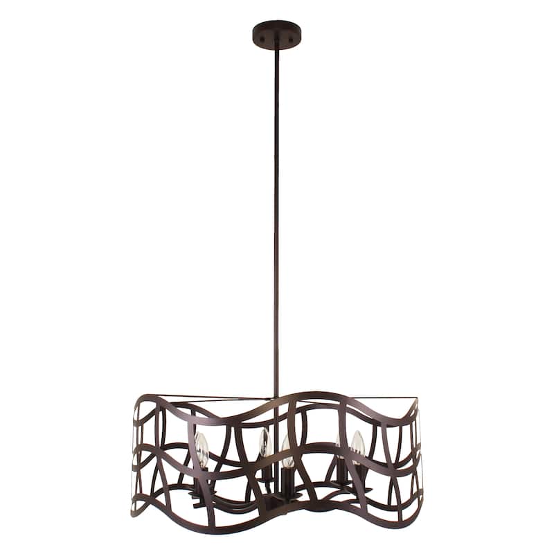 6-light Oil Rubbed Bronze Chandelier