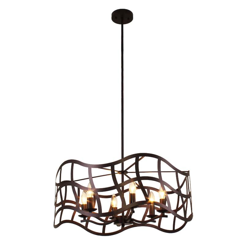 6-light Oil Rubbed Bronze Chandelier