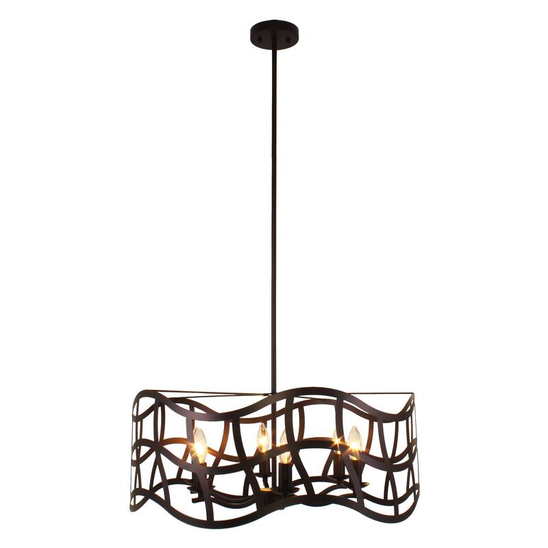 6-light Oil Rubbed Bronze Chandelier