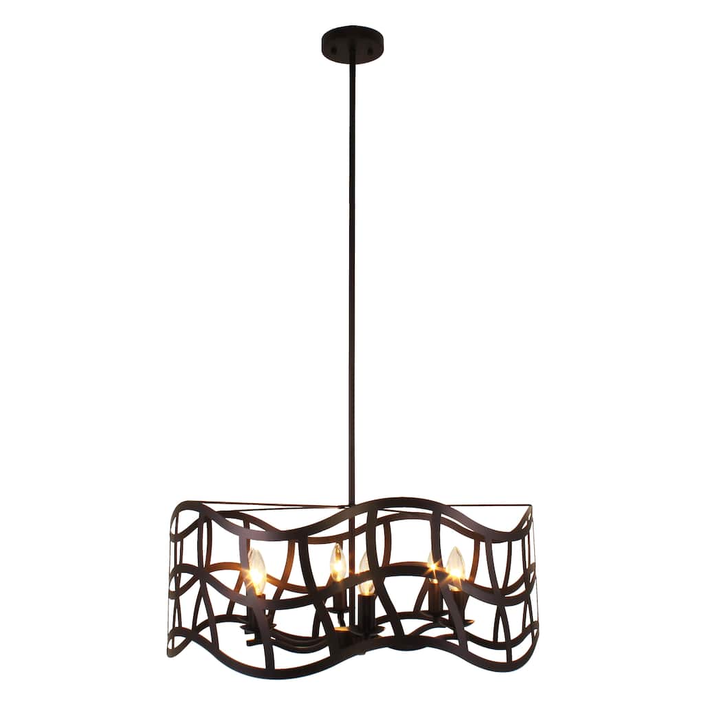 6-light Oil Rubbed Bronze Chandelier