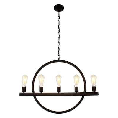 5-light Oil Rubbed Bronze Chandelier