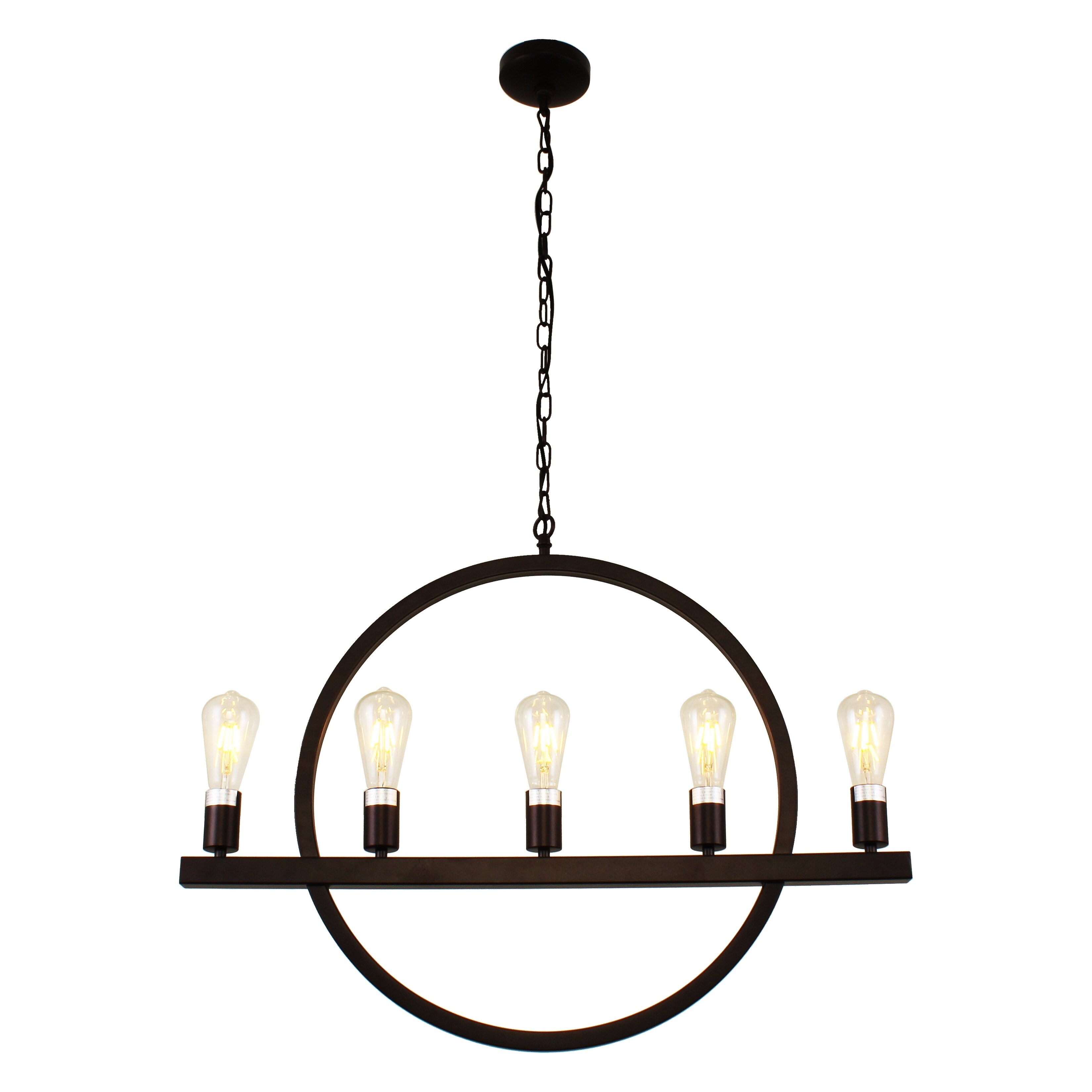 5-light Oil Rubbed Bronze Chandelier - Chandeliers For Bedrooms by Overstock.com