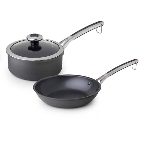 Revere Hard Anodized Aluminum 10 In Fry Pan and 2 Quart Sauce Pot Set