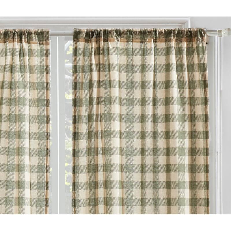 Greenland Home Fashions Moose Creek Curtain Panels (Set of 2) - 42" w x 84" l