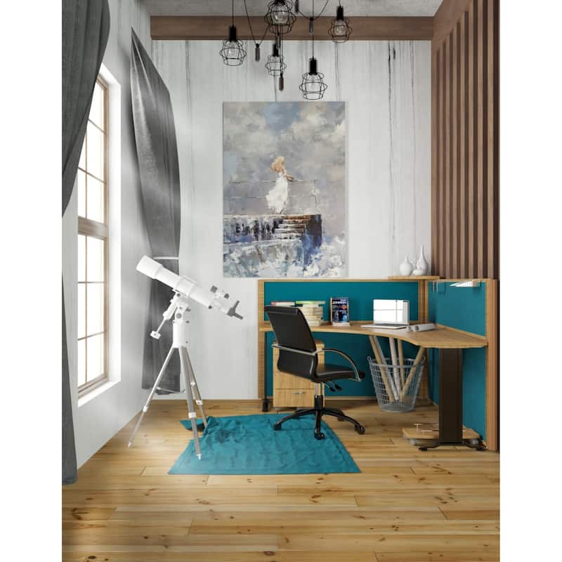Epic Graffiti "The Storm" by Alexander Gunin, Giclee Canvas Wall Art - White