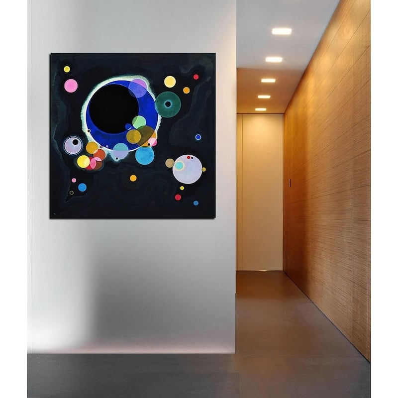 Epic Graffiti "Several Circles" by Wassily Kandinsky Giclee Canvas Wall Art