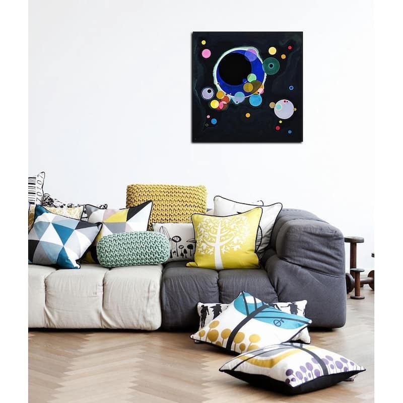 Epic Graffiti "Several Circles" by Wassily Kandinsky Giclee Canvas Wall Art