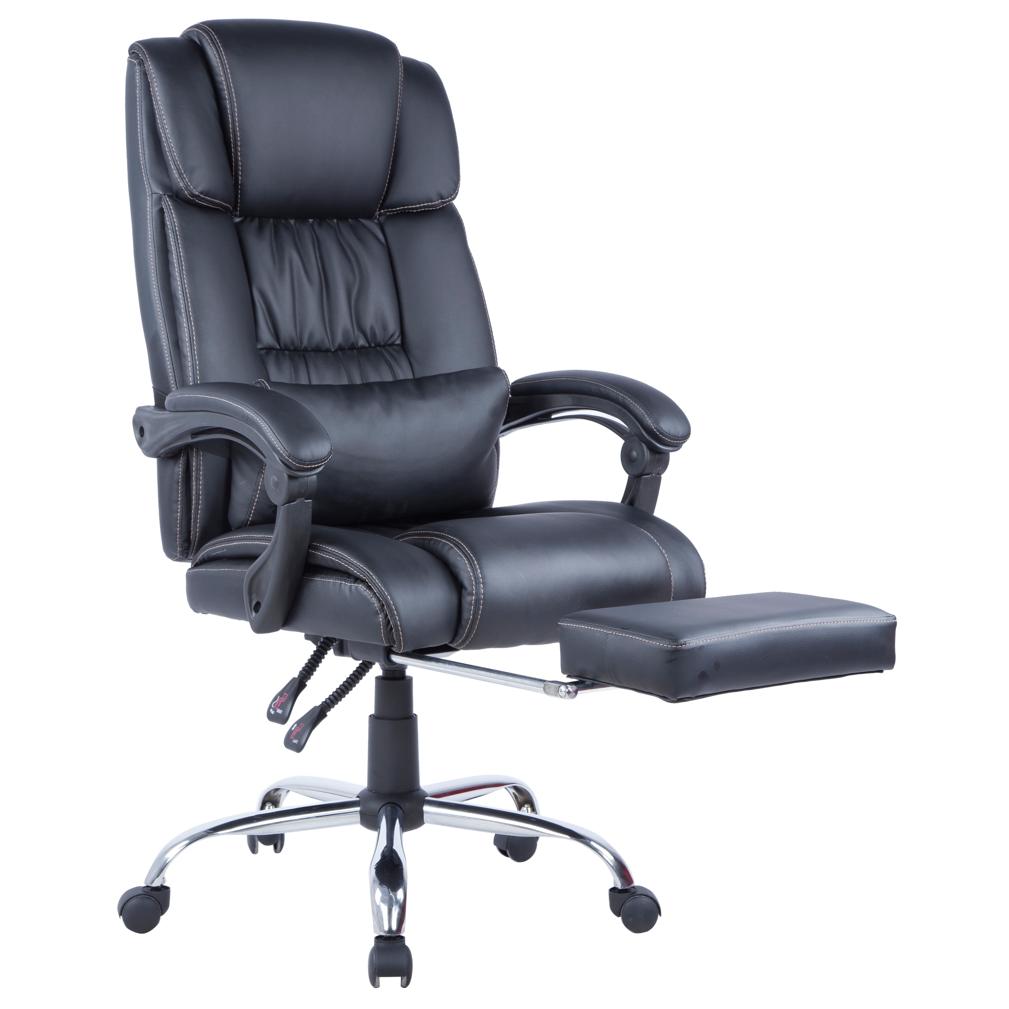 somette computer chair with extendable footrest