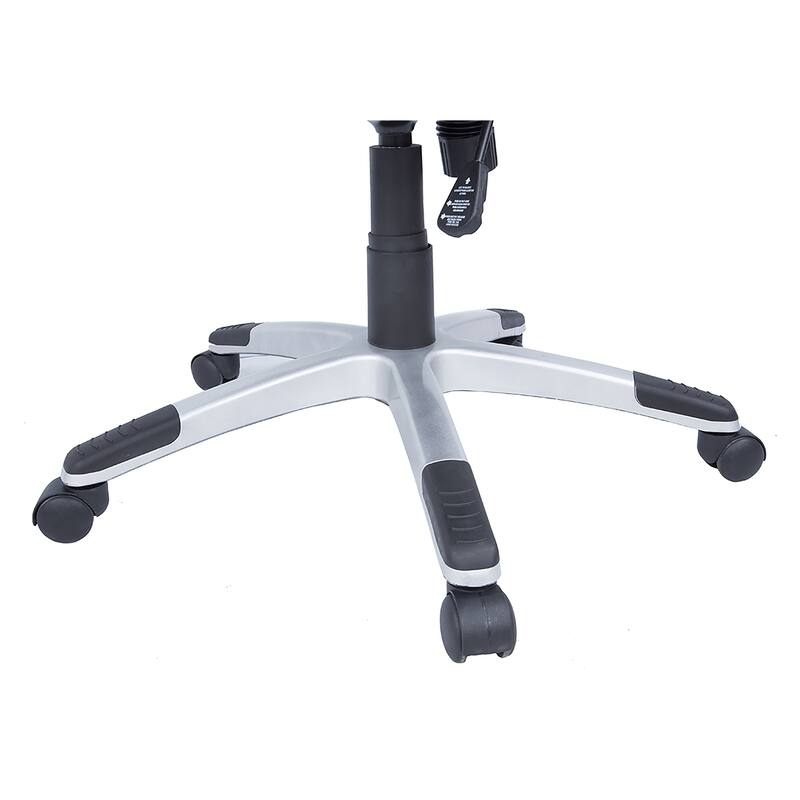 Somette Black and White 2-Tone Adjustable Computer Chair