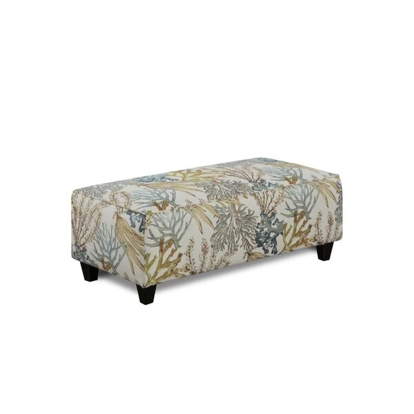 Coral Reef Oceanside Cocktail Ottoman