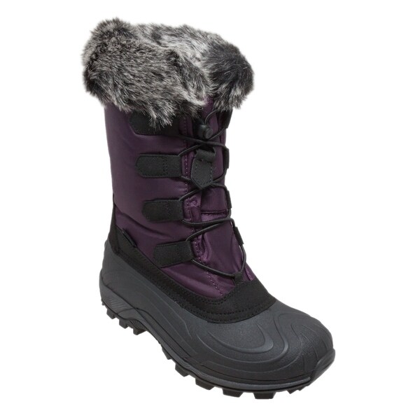 purple boots womens