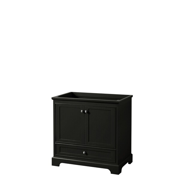 Deborah 36-inch Dark Espresso Single Vanity Cabinet, No Mirror
