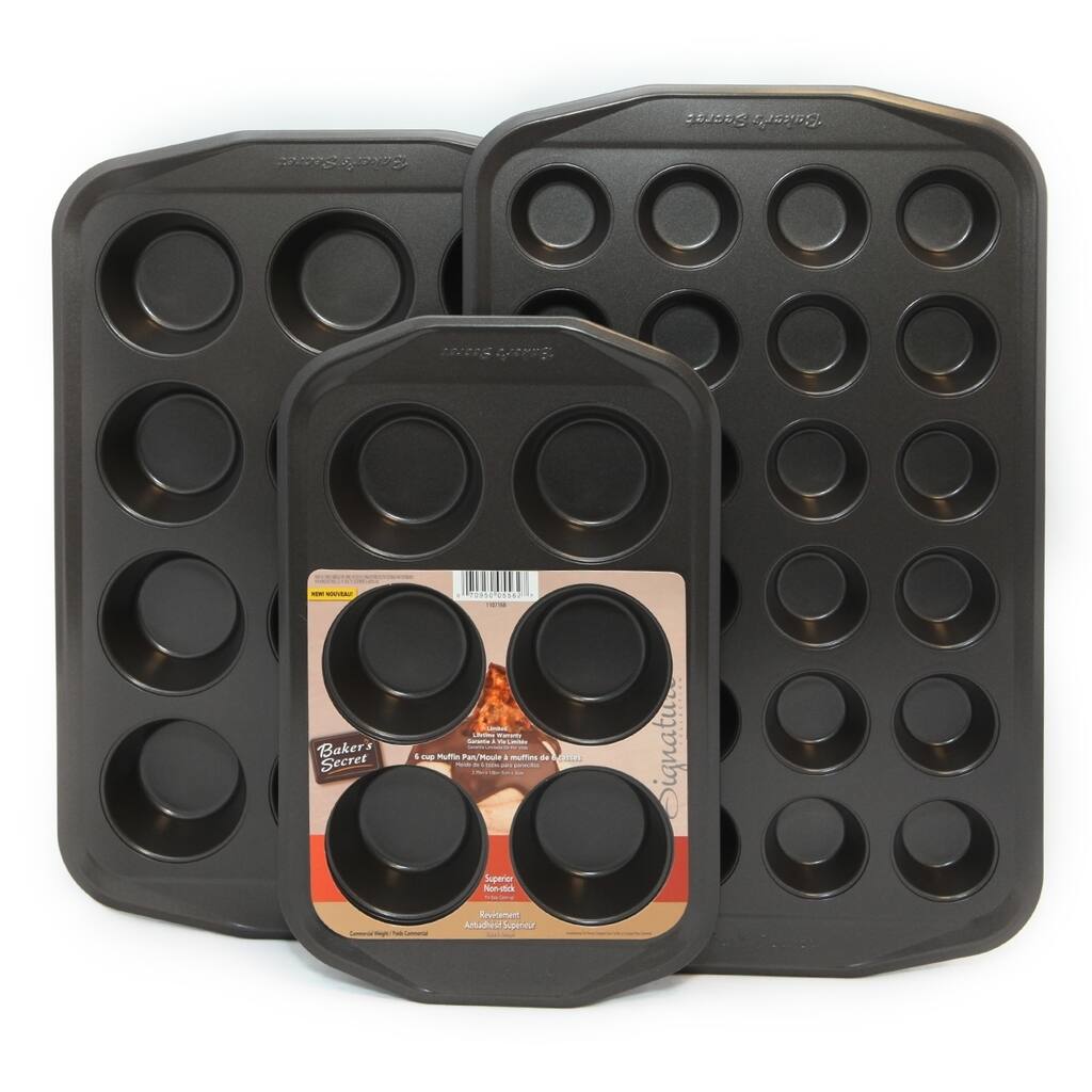 Bakers Secret Signature 3-Pc Muffin Set