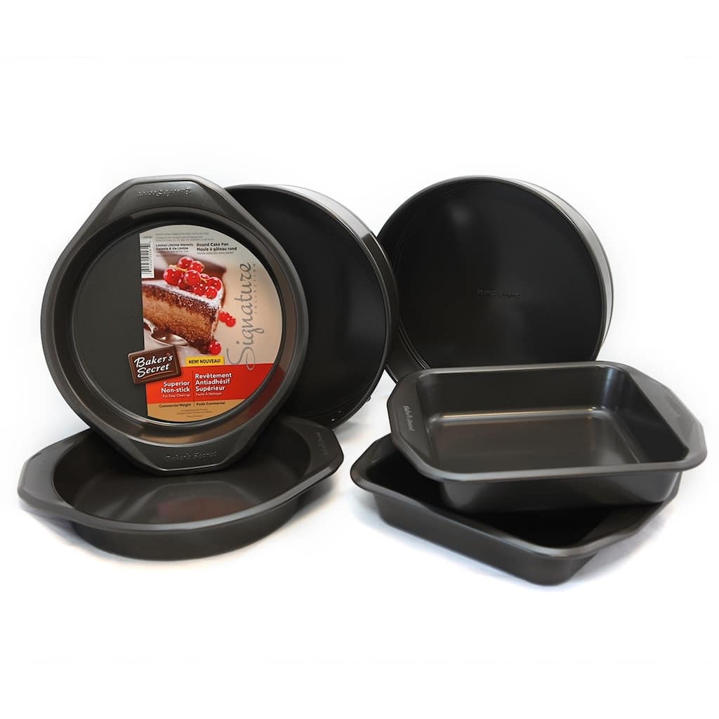 Bakers Secret Signature 6-Pc Cake Set with Springforms