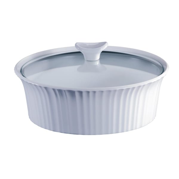 Corningware French White III 2.5-Qt Round Casserole