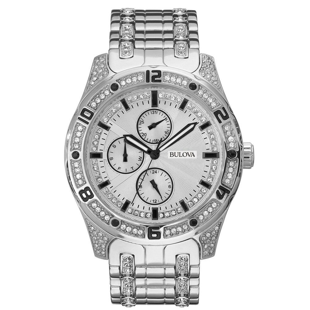 bulova men's watch crystal collection