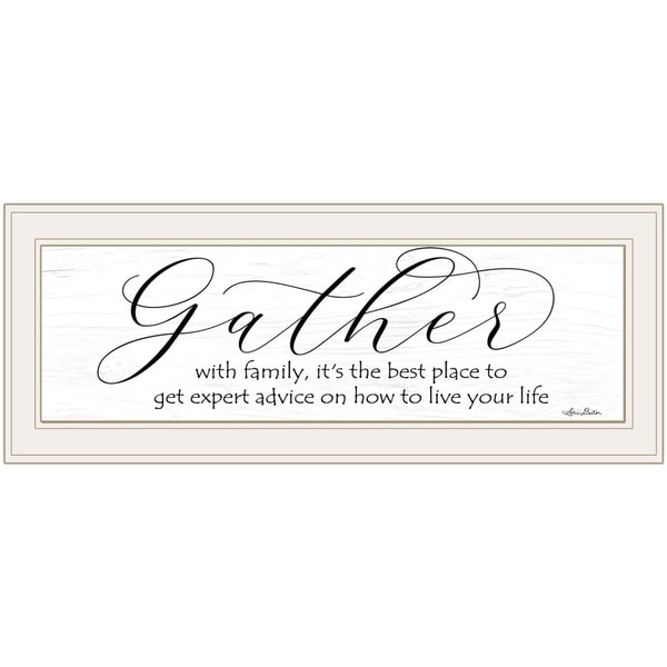 "Expert Advice" by Lori Deiter, Ready to Hang Framed Print, White Print. Opens flyout.