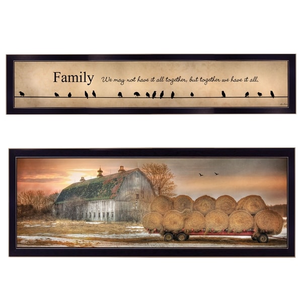 "Together Blessed" We Have It All 2-Piece Vignette by Lori Deiter, Black Frame