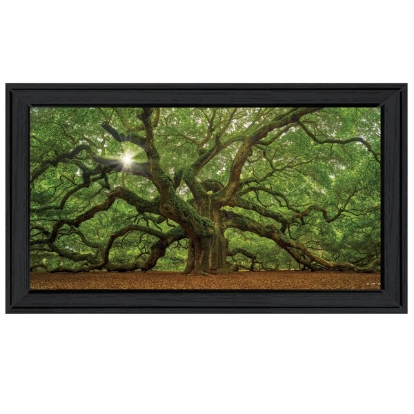 "Mighty Tree" by Moises Levy, Ready to Hang Framed Print, Black Frame