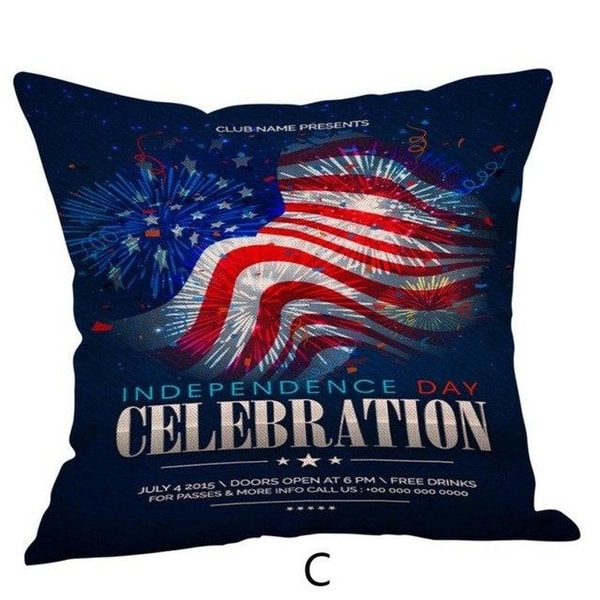 Happy Independence Day Pillow Cases-A53