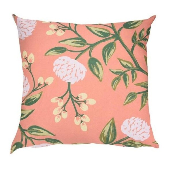 Flower Print Pillow Case Polyester Sofa Car Cushion Cover-A121