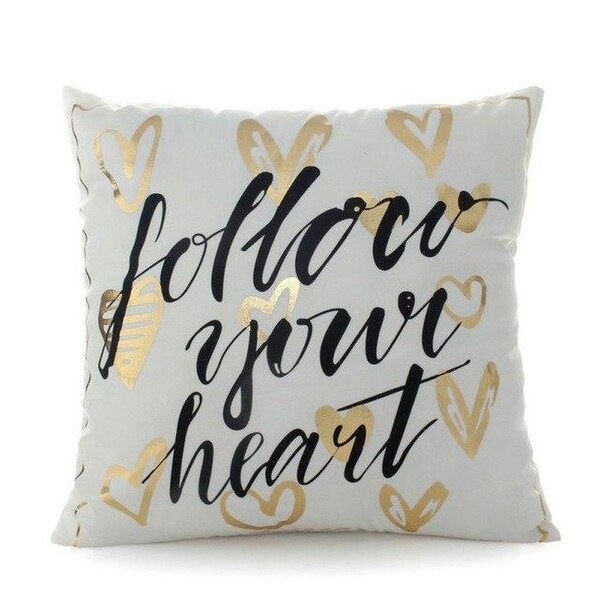 Printing Stamping Pillow Cover "Queen King"-A48