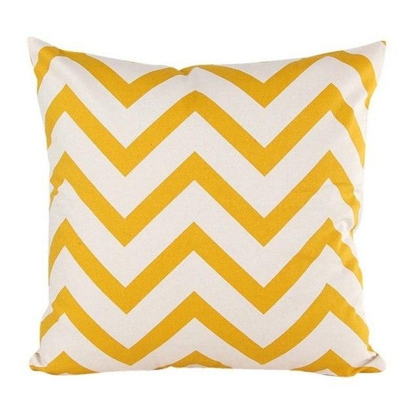 Wavy Striped Pillowcase With Hidden Zip Closure-A161