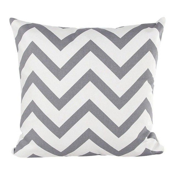 Wavy Striped Pillowcase With Hidden Zip Closure-A159