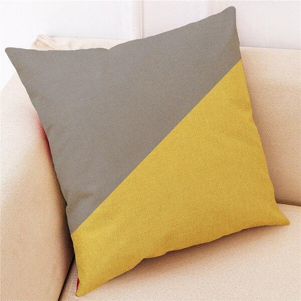 Home Decor Cushion Cover Yellow Style-A144