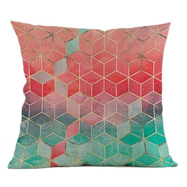 Geometric Pillow Case Waist 45x45cm Home Décor-A130