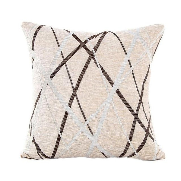 Stylish Simplicity Polyester Cushion Cover-A237