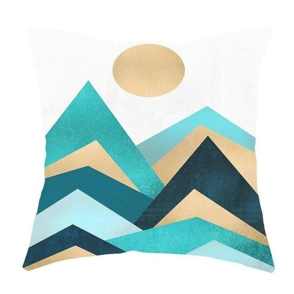 Geometric Pillow Case Waist Cushion Cover Sofa Home Décor-A257