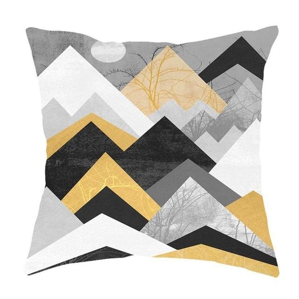 Geometric Pillow Case Waist Cushion Cover Sofa Home Décor-A258
