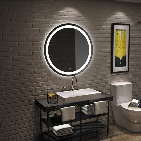 Shop Frameless Wall Mounted LED Bathroom Mirror - Free ...