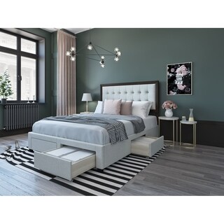Cosmoliving By Cosmopolitan Elizabeth Upholstered Bed With Storage Today