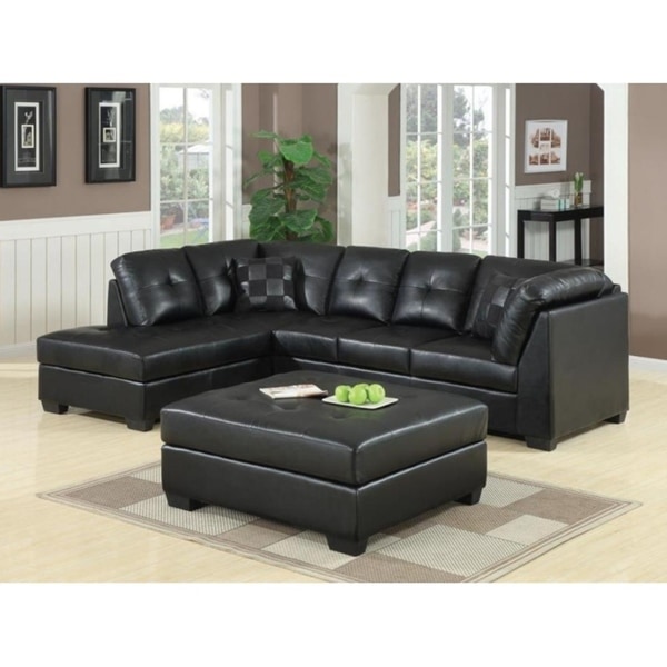 Hamlin Breathable Leatherette Sectional Sofa