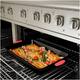 Baking Pans-2 Piece Nonstick Rectangular Cookware Set, Silicone Grip Handles by Classic Cuisine