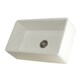 preview thumbnail 3 of 1, Kingston Brass Farmhouse Solid Surface White Stone 30-inch Single Bowl Kitchen Sink - 30" x 18"