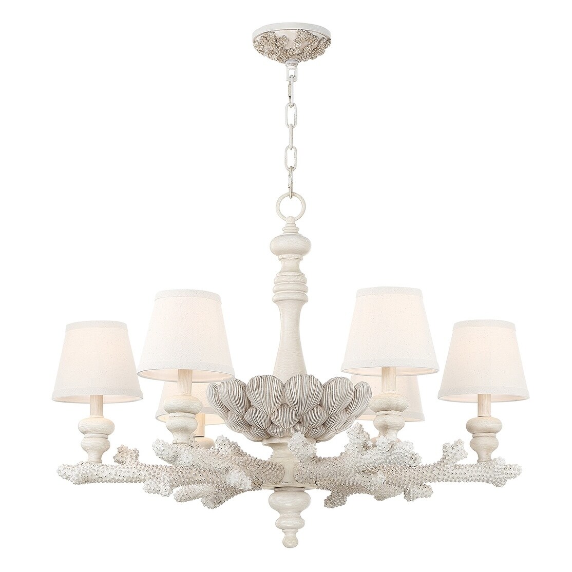 Seahaven Chandelier - Natural Antique - Chandeliers For Bedrooms by Overstock.com